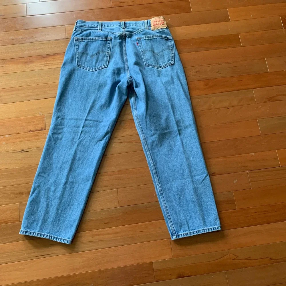 Levi's‎ 550 Mens Jeans 38x32 Blue Relaxed Fit Tapered Leg Denim